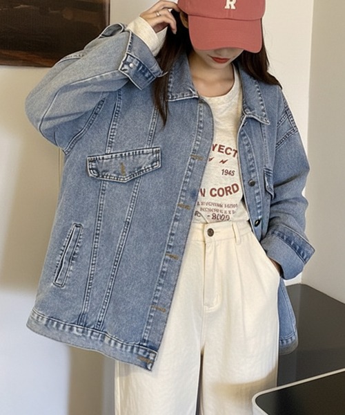 by LEGNA(バイレグナ)の「デニムジャケット(デニムジャケット・レディース・ブルー・SMALL/MEDIUM/LARGE)」の11枚目の写真
