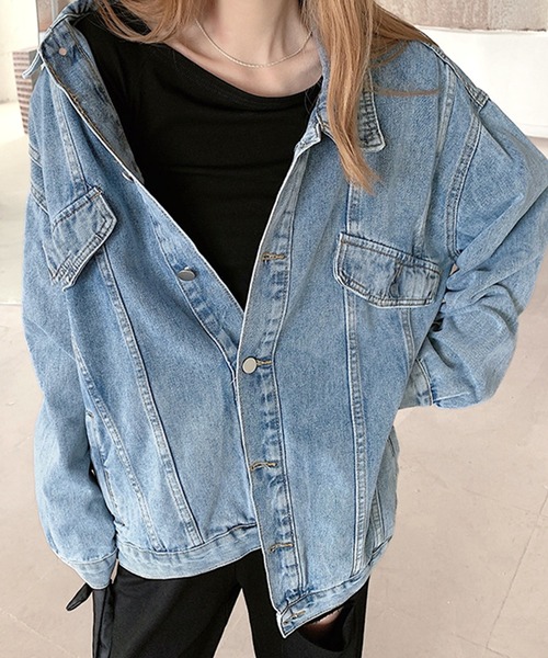 by LEGNA(バイレグナ)の「デニムジャケット(デニムジャケット・レディース・ブルー・SMALL/MEDIUM/LARGE)」の7枚目の写真