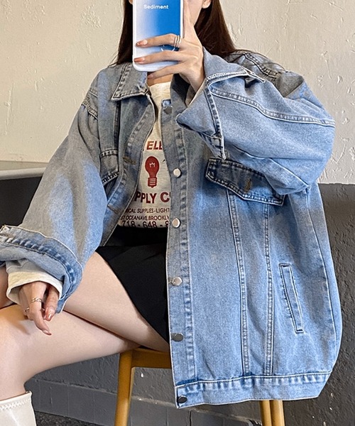 by LEGNA(バイレグナ)の「デニムジャケット(デニムジャケット・レディース・ブルー・SMALL/MEDIUM/LARGE)」の13枚目の写真