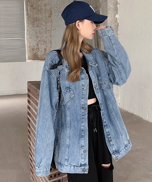 by LEGNA(バイレグナ)の「デニムジャケット(デニムジャケット・レディース・ブルー・SMALL/MEDIUM/LARGE)」の2枚目の写真