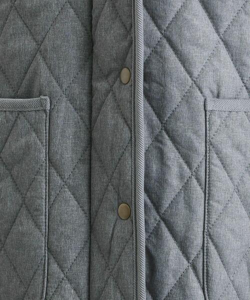 SHOO・LA・RUE(シューラルー)の「【撥水/フード取り外し可】自然にくびれる あったかダイヤ柄キルトコート【CIRCRIC】(その他アウター・レディース・ブラック/ライトベージュ/チャコールグレー・02/03/01/04)」の9枚目の写真