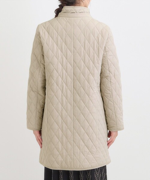 SHOO・LA・RUE(シューラルー)の「【撥水/フード取り外し可】自然にくびれる あったかダイヤ柄キルトコート【CIRCRIC】(その他アウター・レディース・ブラック/ライトベージュ/チャコールグレー・02/03/01/04)」の18枚目の写真