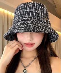 VIBGYOR | レディース チェック柄 バケットハット(BDS)(ハット)