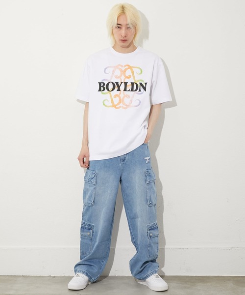 BOY LONDON(ボーイロンドン)の「【BOY LONDON】FLOCKY PRINT TEE(Tシャツ/カットソー・メンズ・ホワイト・MEDIUM/LARGE)」の2枚目の写真