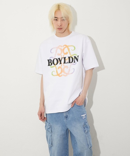 BOY LONDON(ボーイロンドン)の「【BOY LONDON】FLOCKY PRINT TEE(Tシャツ/カットソー・メンズ・ホワイト・MEDIUM/LARGE)」の3枚目の写真