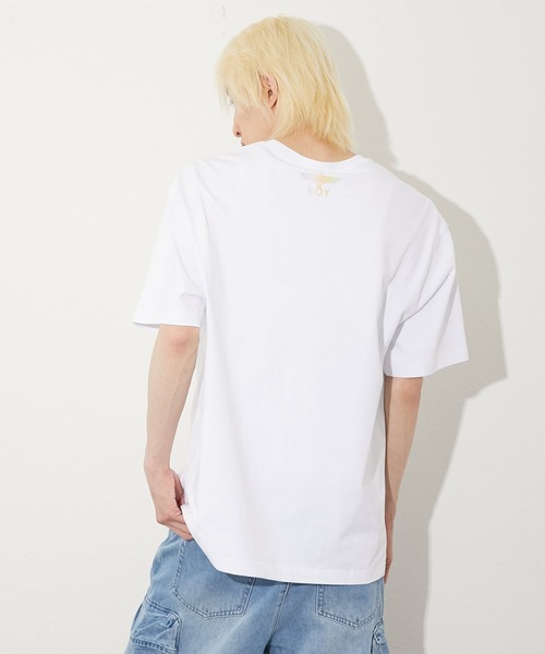 BOY LONDON(ボーイロンドン)の「【BOY LONDON】FLOCKY PRINT TEE(Tシャツ/カットソー・メンズ・ホワイト・MEDIUM/LARGE)」の4枚目の写真