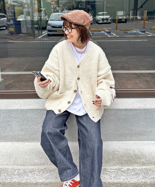 CPCM（シーピーシーエム）の「【5周年企画】ハンドニットカーディガン（カーディガン/ボレロ・レディース・アイボリー・FREE）」の4枚目の写真