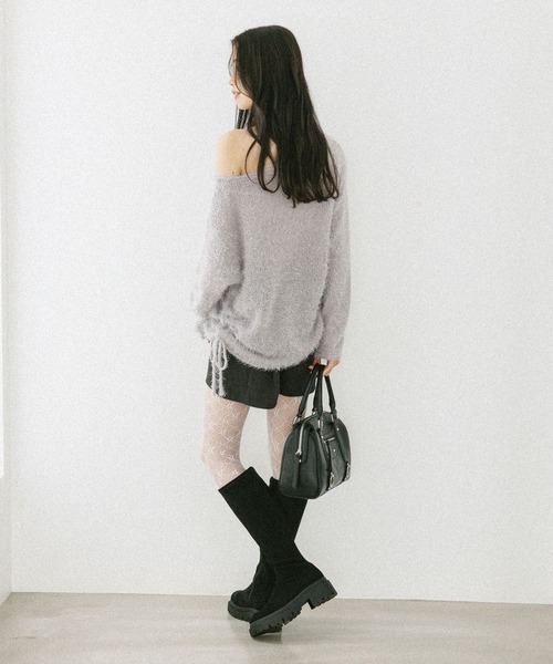 Heather（ヘザー）の「フェイクレザーボストンBAG　607269（ボストンバッグ・レディース・ブラウン/ブラック/アイボリー/ベージュ/レッド・ONE SIZE）」の13枚目の写真