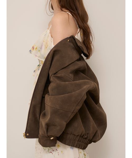 SNIDEL（スナイデル）の「オフショルフリルワンピース（ワンピース・レディース・イエロー/マルチ/コーラル・0/1）」の4枚目の写真