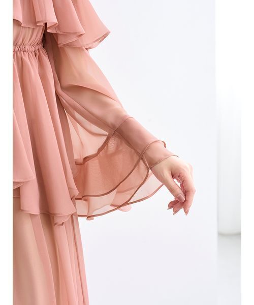 セール】オフショルフリルワンピース（ワンピース）｜SNIDEL