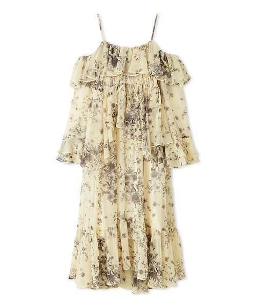 セール】オフショルフリルワンピース（ワンピース）｜SNIDEL