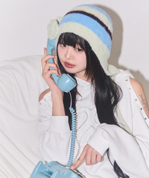 ILLIGO（イリゴ）の「フレールイヤーフラップビーニーミント（ニットキャップ/ビーニー）」