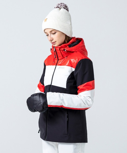 phenix(フェニックス)の「phenix(フェニックス)Shiny Accent Active Jacket シャイニーアクセント アクティブジャケット スキージャケット(保温性/耐水性)(その他アウター・レディース・アクア/ブラック/レッド/ホワイト・M/L/S)」の17枚目の写真