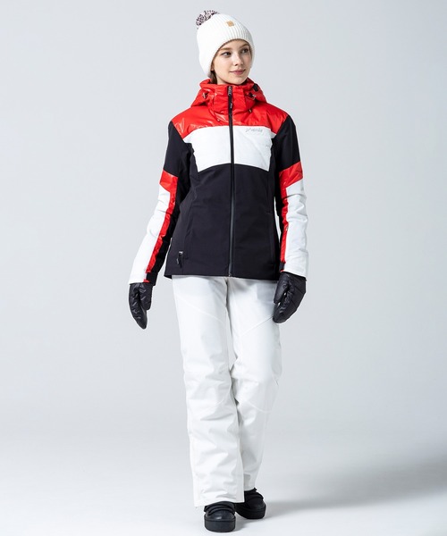phenix(フェニックス)の「phenix(フェニックス)Shiny Accent Active Jacket シャイニーアクセント アクティブジャケット スキージャケット(保温性/耐水性)(その他アウター・レディース・アクア/ブラック/レッド/ホワイト・M/L/S)」の14枚目の写真