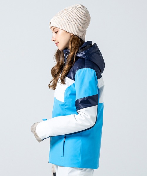 phenix(フェニックス)の「phenix(フェニックス)Shiny Accent Active Jacket シャイニーアクセント アクティブジャケット スキージャケット(保温性/耐水性)(その他アウター・レディース・アクア/ブラック/レッド/ホワイト・M/L/S)」の6枚目の写真