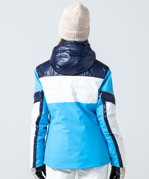 phenix(フェニックス)の「phenix(フェニックス)Shiny Accent Active Jacket シャイニーアクセント アクティブジャケット スキージャケット(保温性/耐水性)(その他アウター・レディース・アクア/ブラック/レッド/ホワイト・M/L/S)」の7枚目の写真