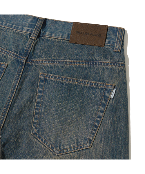 F.ILLUMINATE（フィルミネイト）の「ウォッシュドフレアデニムパンツ-ダークインディゴ（デニムパンツ・レディース・その他・SMALL/MEDIUM/LARGE）」の9枚目の写真