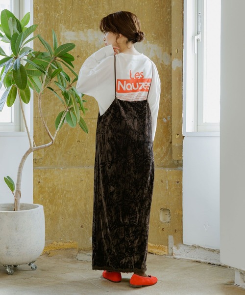 WEB限定】ベロアスリップキャミソールワンピース（ワンピース