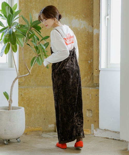 WEB限定】ベロアスリップキャミソールワンピース（ワンピース