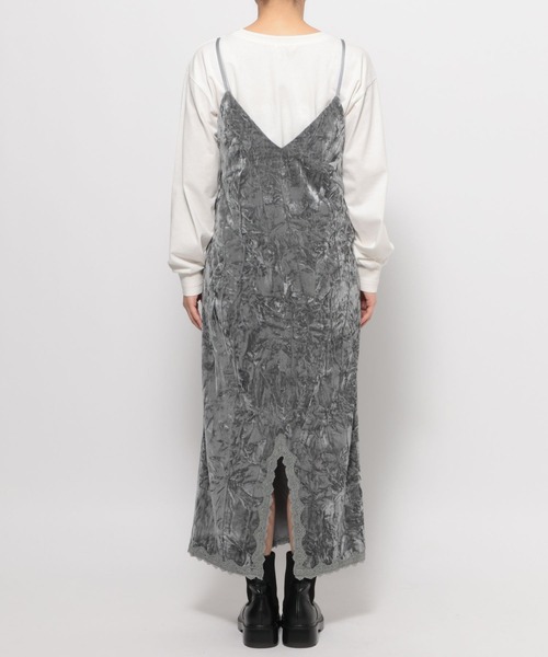 WEB限定】ベロアスリップキャミソールワンピース（ワンピース