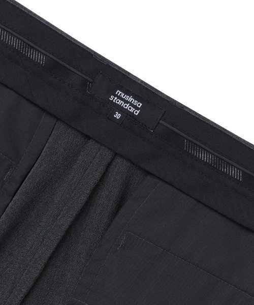 MUSINSA STANDARD（ムシンサスタンダード）の「ライトウェイトスリータックセミバルーンスラックス[ミディアムグレー]（スラックス・メンズ・その他・42/26/27/28/29/30）」の6枚目の写真