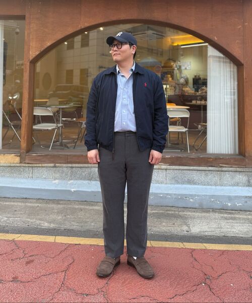 MUSINSA STANDARD（ムシンサスタンダード）の「ライトウェイトスリータックセミバルーンスラックス[ミディアムグレー]（スラックス・メンズ・その他・42/26/27/28/29/30）」の9枚目の写真