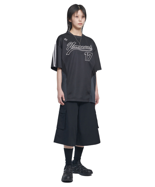NOMANUAL(NOMANUAL)の「SWEEP BASEBALL JERSEY - CHARCOAL(Tシャツ/カットソー・レディース・その他・MEDIUM/LARGE/X-LARGE)」の6枚目の写真