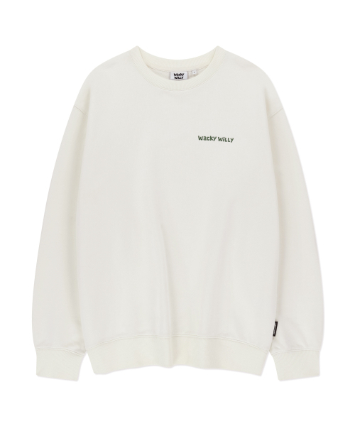 Wacky WiLLy（ワッキーウィリー）の「ベーシックタイポロゴスウェットクリーム（スウェット・レディース・その他・SMALL/MEDIUM/LARGE/X-LARGE）」の2枚目の写真