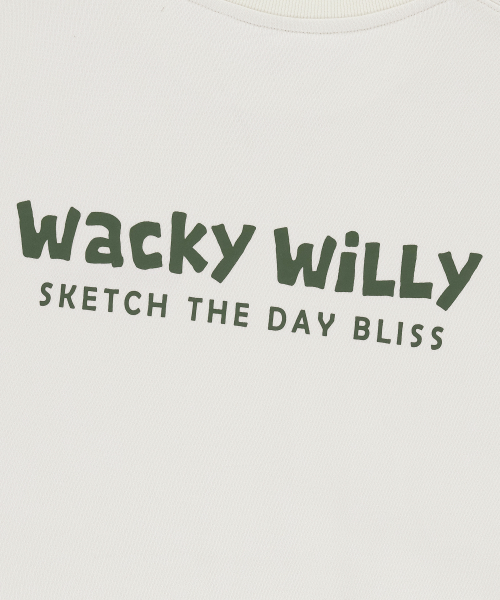 Wacky WiLLy（ワッキーウィリー）の「ベーシックタイポロゴスウェットクリーム（スウェット・レディース・その他・SMALL/MEDIUM/LARGE/X-LARGE）」の6枚目の写真