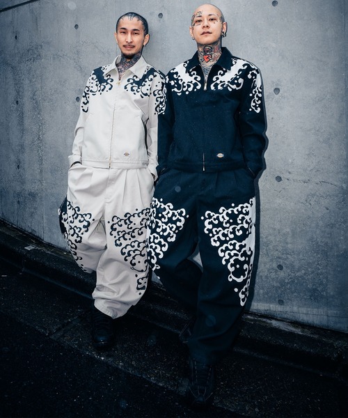 Dickies（ディッキーズ）の「Dickies/ディッキーズ MS X INS  WAVE PRINT PT ロンパン 81560500（その他パンツ・メンズ・ストーン/ブラック・XL/L/M）」の7枚目の写真