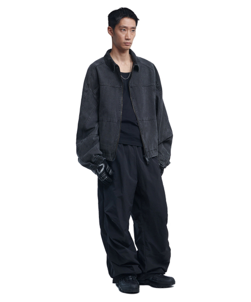 NOMANUAL(NOMANUAL)の「D.W DENIM JACKET - WASHED BLACK(デニムジャケット・レディース・その他・SMALL/MEDIUM)」の4枚目の写真