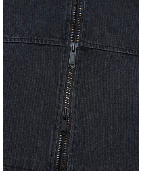 NOMANUAL(NOMANUAL)の「D.W DENIM JACKET - WASHED BLACK(デニムジャケット・レディース・その他・SMALL/MEDIUM)」の6枚目の写真