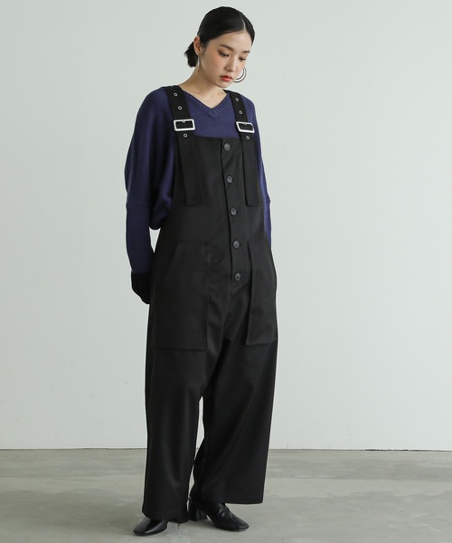 n'OrLABEL（ノアールレーベル）の「『フロント釦サロペット』（サロペット/オーバーオール・レディース・カーキ/ブラック/ベージュ・FREE）」の18枚目の写真