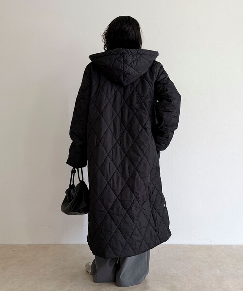 Barbour(バブアー)の「【BARBOUR/バブアー】MEREDITH QUILTED JACKET(トレンチコート・レディース・ブラック・38)」の5枚目の写真