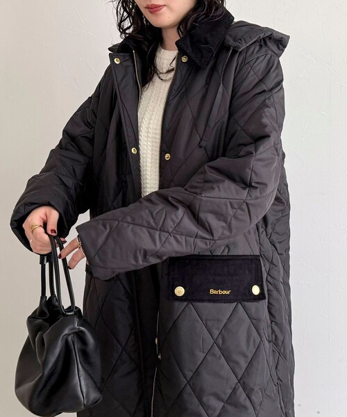 BARBOUR/バブアー】MEREDITH QUILTED JACKET（トレンチコート
