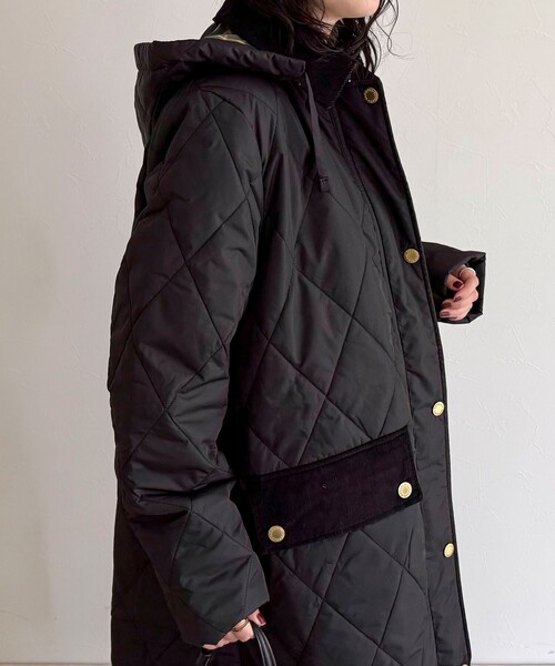 BARBOUR/バブアー】MEREDITH QUILTED JACKET（トレンチコート