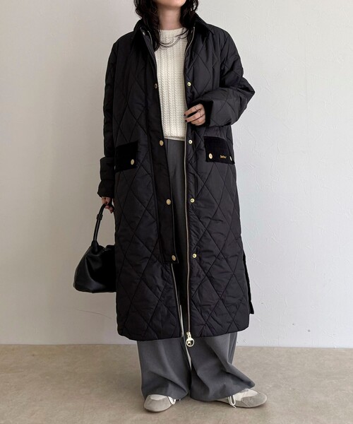 BARBOUR/バブアー】MEREDITH QUILTED JACKET（トレンチコート