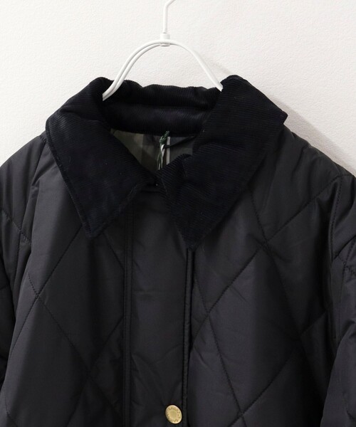 Barbour(バブアー)の「【BARBOUR/バブアー】MEREDITH QUILTED JACKET(トレンチコート・レディース・ブラック・38)」の16枚目の写真