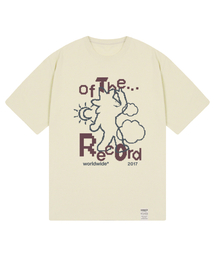 [ユニセックス]OF-THERECOARD 半袖Tシャツ_サンドベージュ