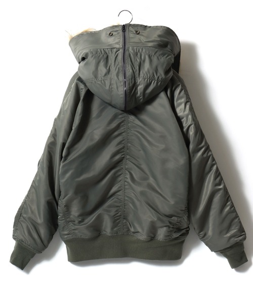 極美品 HOUSTON N-2B フライトジャケット カーキ M ショート丈 セール】HOUSTON/ヒューストン N-2B フライトジャケット（ブルゾン