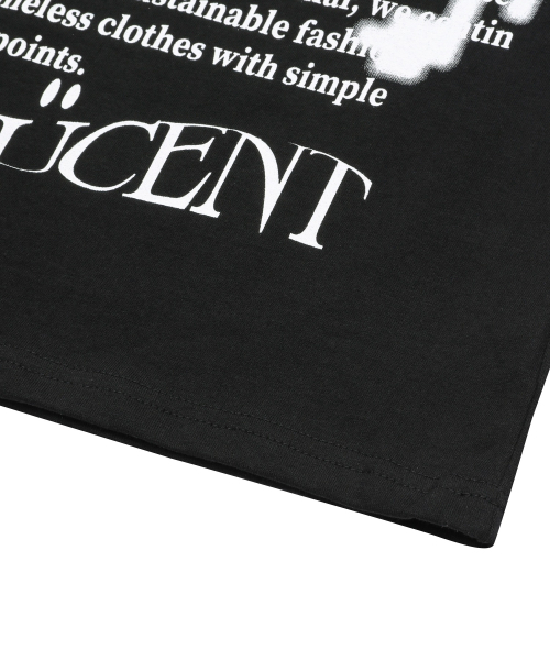 MUCENT(ムセント)の「トンズミュージックレタリング半袖Tシャツ男女共用(2カラー)(Tシャツ/カットソー・レディース・ホワイト/ブラック・M/L/SHORT)」の8枚目の写真
