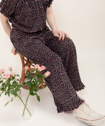 Dot＆Stripes CHILD WOMAN | ポンチsmall roseプリント イージーパンツ(その他パンツ)