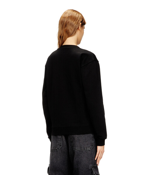 DIESEL(ディーゼル)の「ウィメンズ プルオーバースウェット F-NORMY-OD(スウェット・レディース・ブラック・LARGE/X-LARGE/X-SMALL/SMALL/MEDIUM)」の2枚目の写真