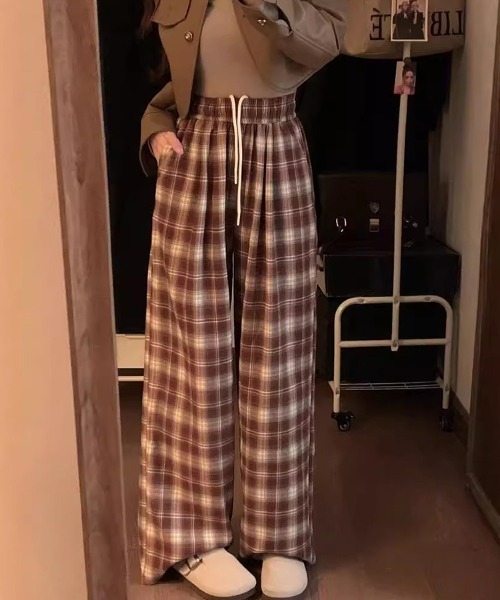 Flugge（フラッジー）の「イージーチェックパンツ（その他パンツ・レディース・ブルー/レッド・MEDIUM/LARGE）」の2枚目の写真