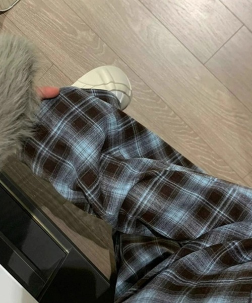 Flugge（フラッジー）の「イージーチェックパンツ（その他パンツ・レディース・ブルー/レッド・MEDIUM/LARGE）」の3枚目の写真