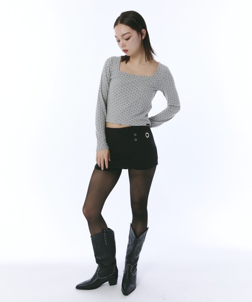 JUST A NOON(ジャストアヌーン)の「スタッズウエスタンブーツ(ブーツ・レディース・ブラック/ブラウン・LARGE/MEDIUM/SMALL)」の10枚目の写真