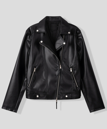 BLACK MOMENT（ブラックモーメント）の「アーバンビーガンレザーライダージャケット[ブラック]（ライダースジャケット）」