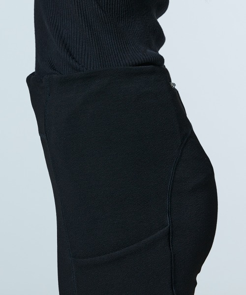 ESSENTIAL（エッセンシャル）の「杢インレーニットレギパン(WEB限定)（その他パンツ・レディース・ブラック/グレー・36/38）」の13枚目の写真