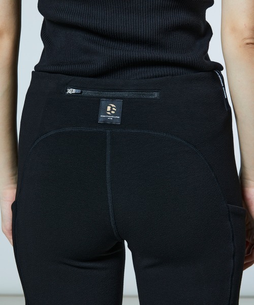 ESSENTIAL（エッセンシャル）の「杢インレーニットレギパン(WEB限定)（その他パンツ・レディース・ブラック/グレー・36/38）」の12枚目の写真