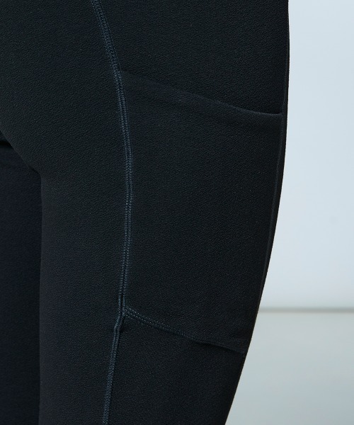 ESSENTIAL（エッセンシャル）の「杢インレーニットレギパン(WEB限定)（その他パンツ・レディース・ブラック/グレー・36/38）」の11枚目の写真